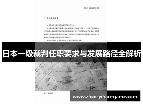 日本一级裁判任职要求与发展路径全解析