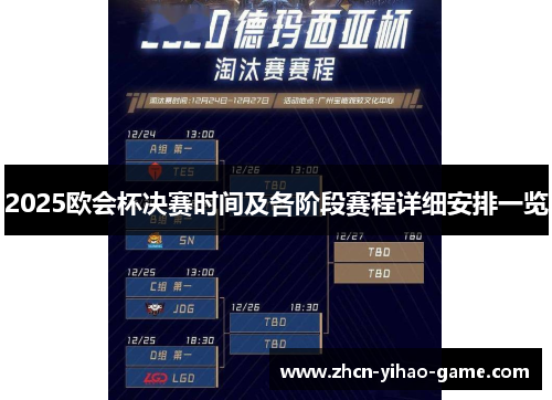 2025欧会杯决赛时间及各阶段赛程详细安排一览